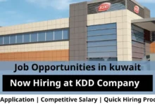 Jobs at KDD Company in Kuwait