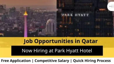 Jobs at Park Hyatt Hotel in Qatar