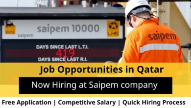 Jobs at Saipem company in Qatar