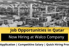 Jobs at Walco Company in Qatar