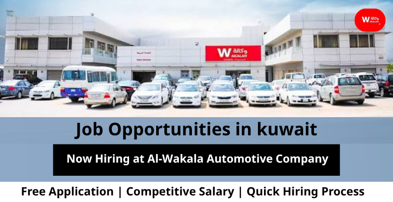 Jobs at Al-Wakala Automotive company in Kuwait