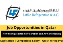 Jobs at Lifan Refrigeration in Qatar