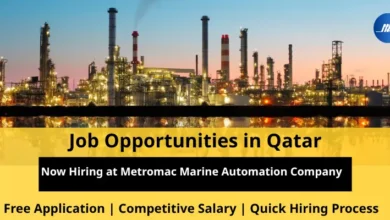 Jobs at Metromac Marine company in Qatar