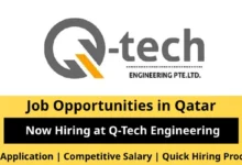 Jobs at Q-Tech Engineering in Qatar